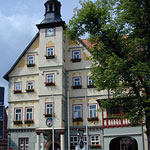 Das Rathaus in Schleusingen